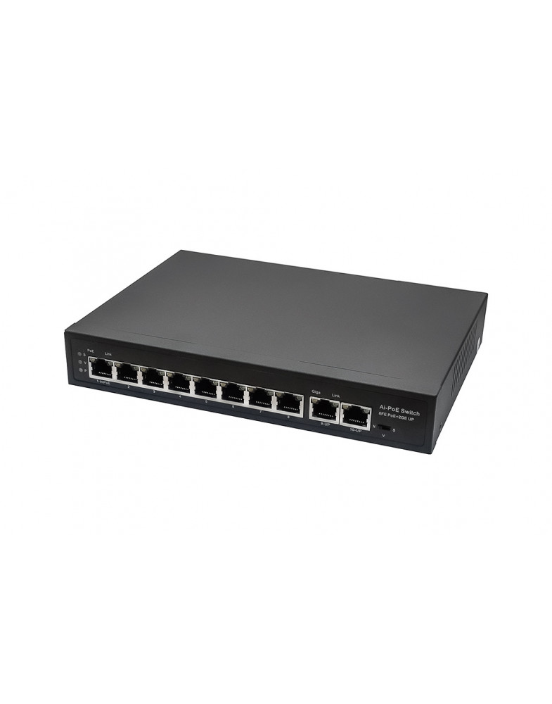 

Коммутатор New System Technologies NS-SW-8F2G-P черный