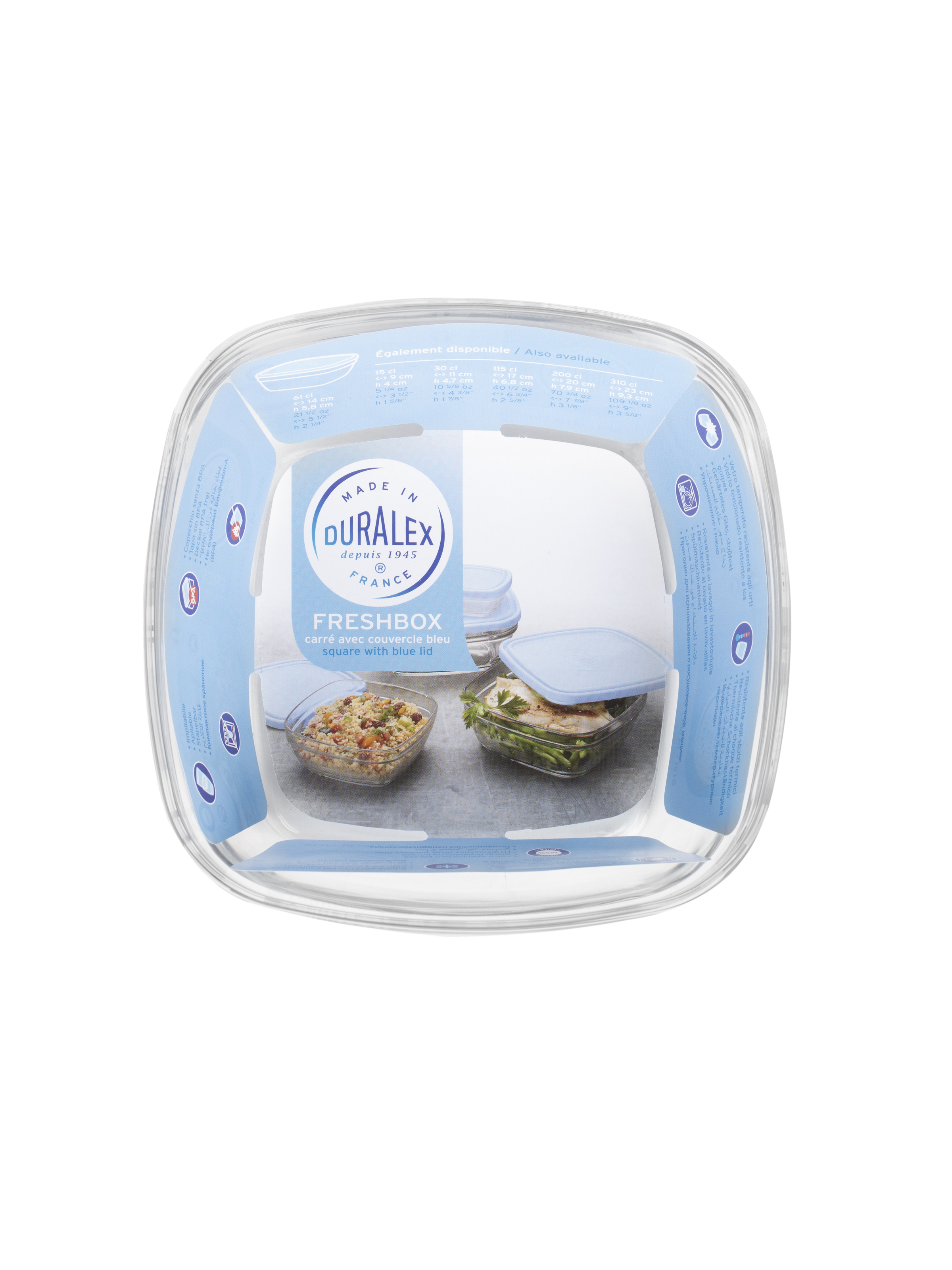 

Контейнер для продуктов FRESHBOX 610мл 14x14см DURALEX 9021AM06A1111