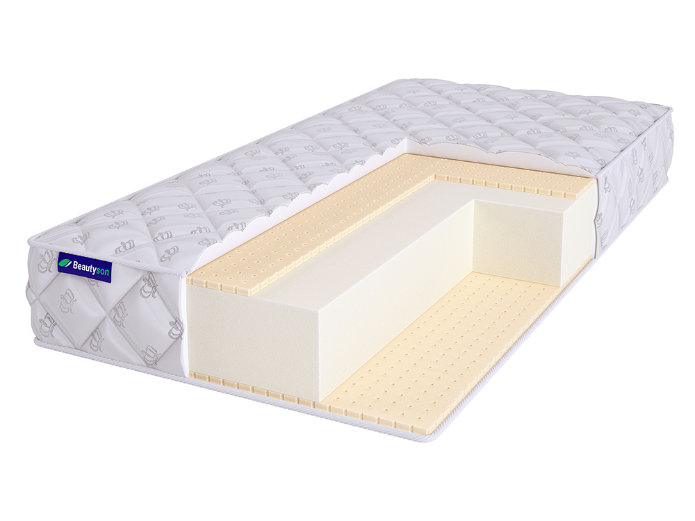 

Матрас полутороспальный BeautySon Roll FOAM 14 Massage Double Бесклеевой 135х190 20 см, Белый, Roll FOAM 14 Massage Double