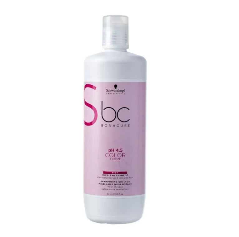 

Шампунь Schwarzkopf Professional Color Freeze мицеллярный, pH 4.5, 1000 мл