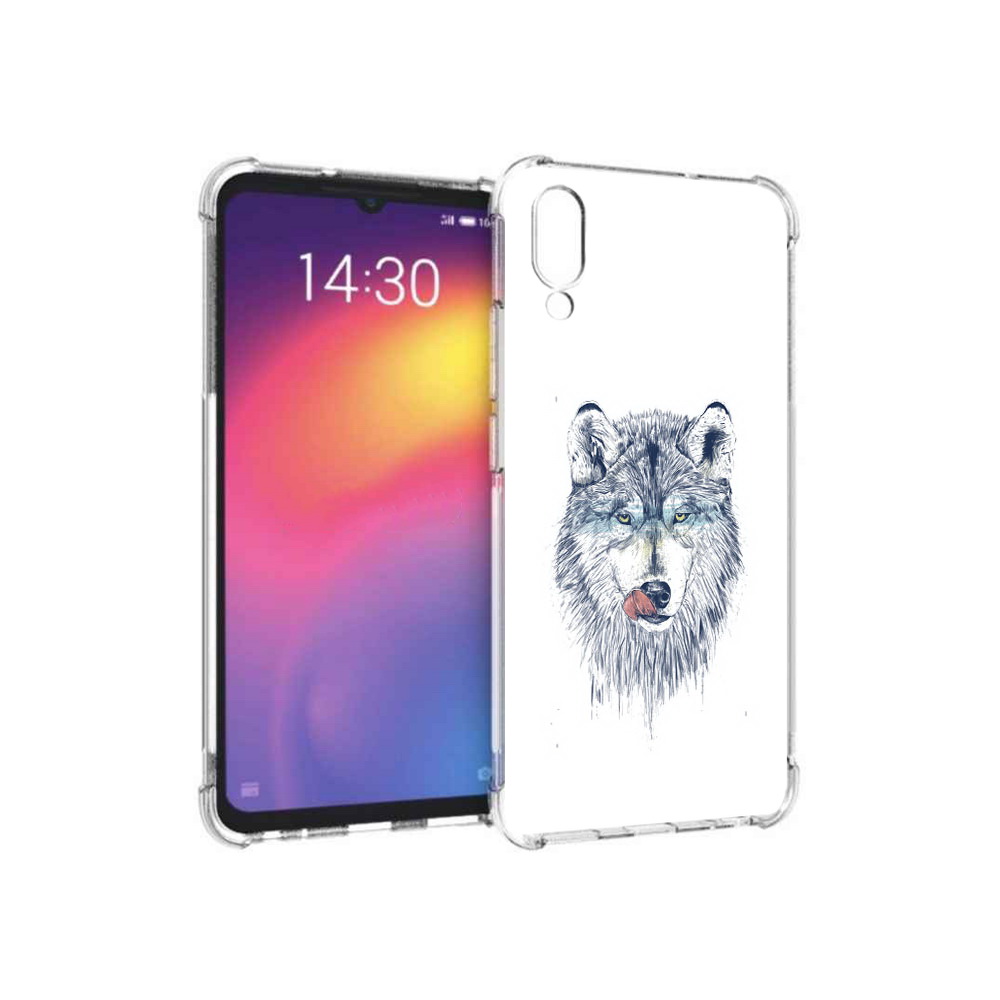 

Чехол MyPads Tocco для Meizu Note 9 голодгый волк (PT134513.88.292), Прозрачный, Tocco