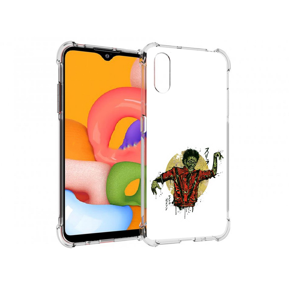 

Чехол MyPads Tocco для Samsung Galaxy A01 Зомби (PT144711.509.89), Прозрачный, Tocco