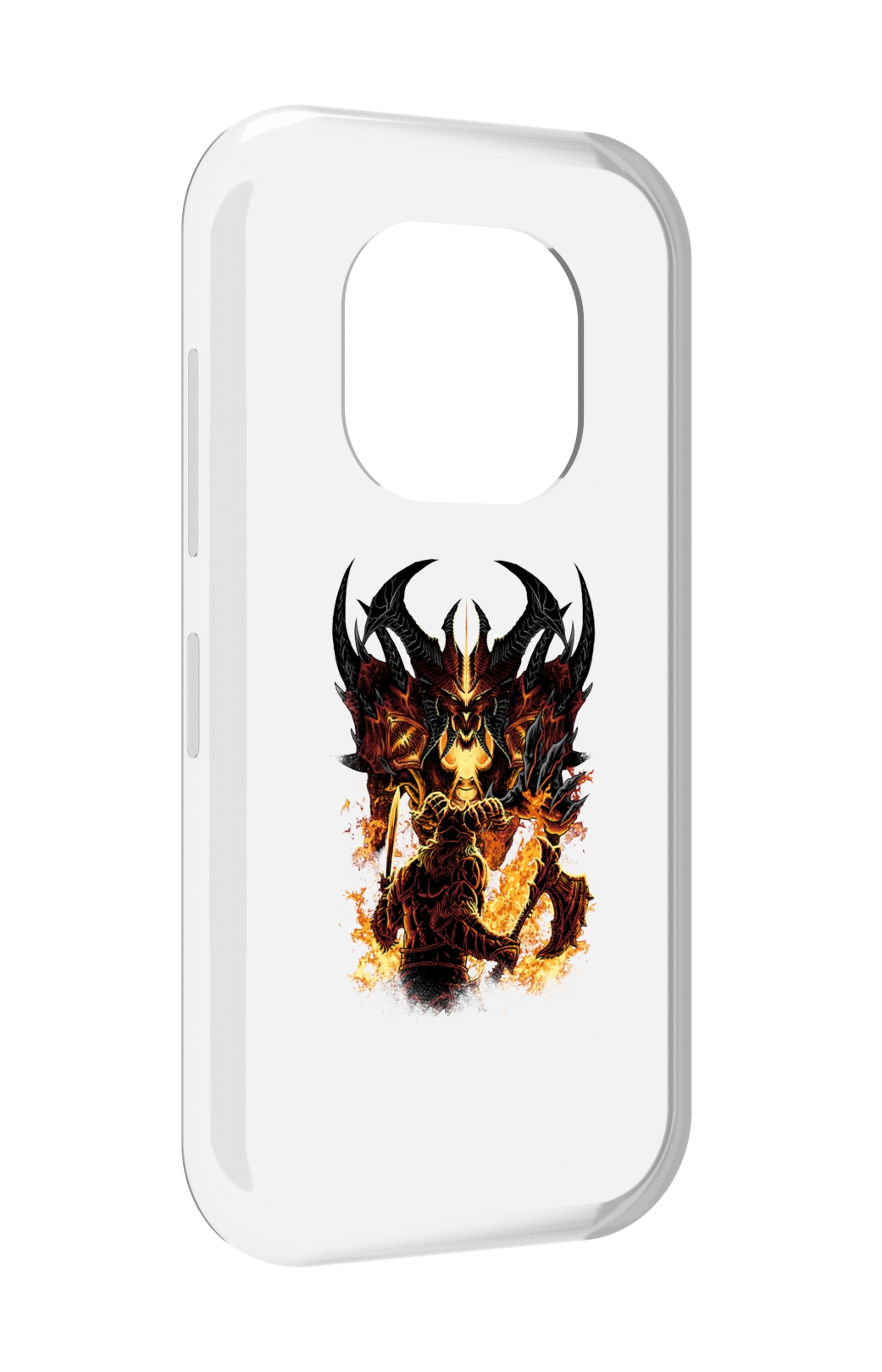 

Чехол MyPads демон shadow fiend для Doogee V20, Прозрачный, Tocco