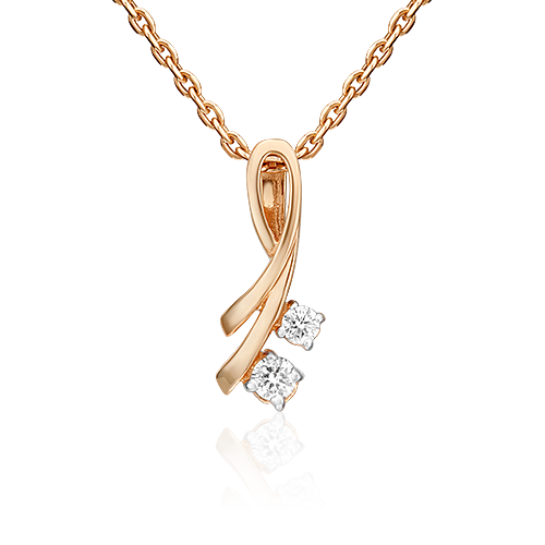 

Бегунок из красного золота PLATINA jewelry 03-0126-00-101-1110-30, бриллиант, 03-0126-00-101-1110-30