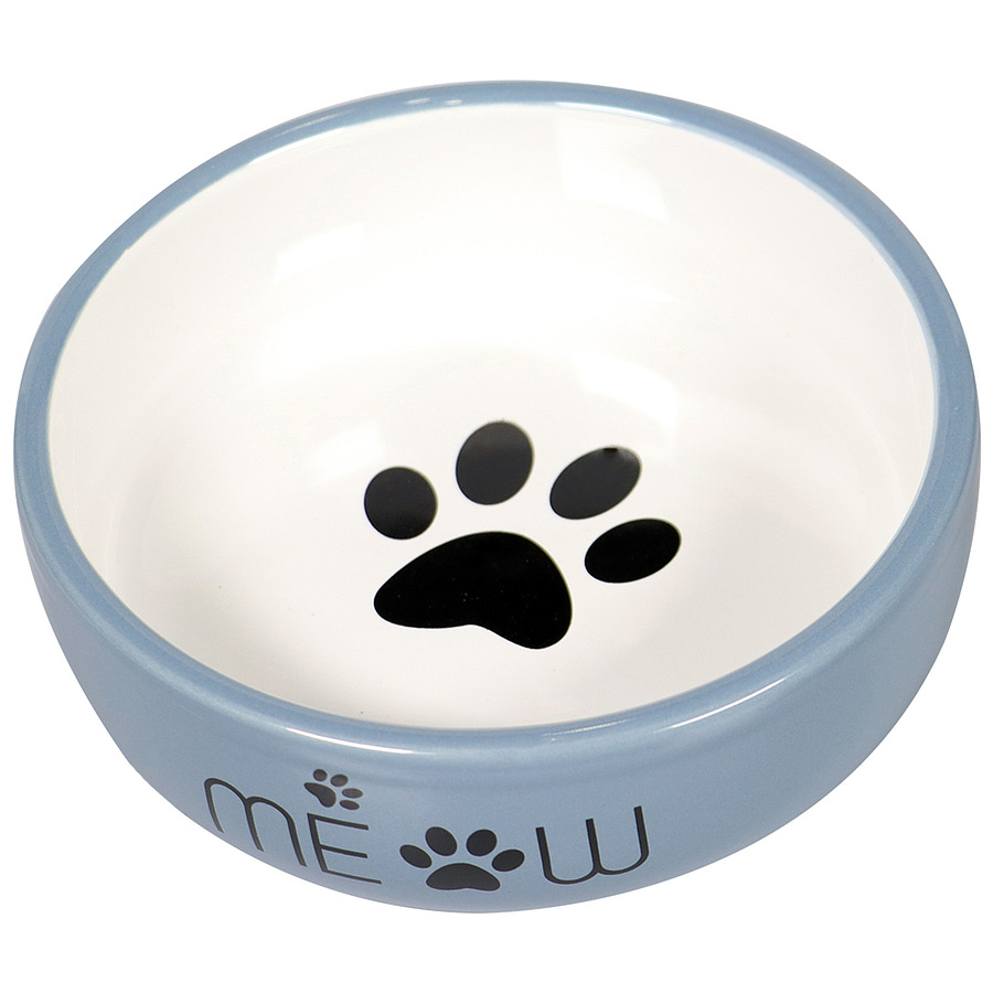 

Миска для домашних питомцев Mr.Kranch MEOW 380 мл, синяя, Синий