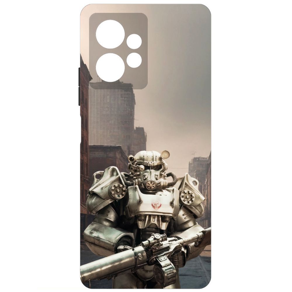 

Чехол-накладка Krutoff Soft Case Фоллаут - Рыцарь Братства для Xiaomi Redmi Note 12 4G