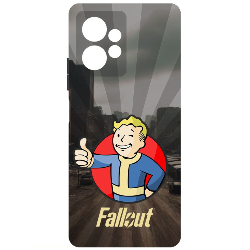 

Чехол-накладка Krutoff Soft Case Фоллаут (Fallout) - Волт-бой для Xiaomi Redmi Note 12 4G