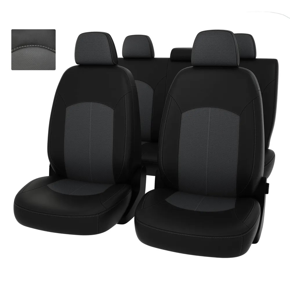 

Чехлы PSV Mazda CX-5 2011-2015 г.-40/20/40 заднее сиденье, черно-серая экокожа "Оригинал", Серый;черный, Mazda CX-5 2011-2015 г.