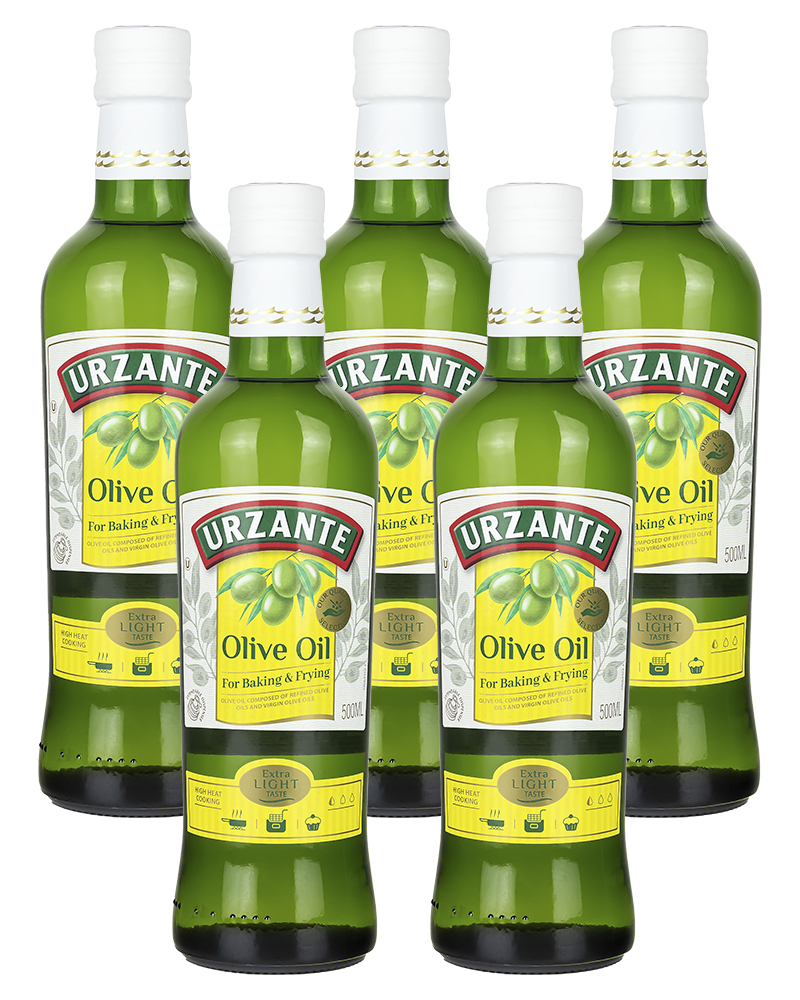 Масло оливковое Urzante 100%, 5 шт по 0,5 л