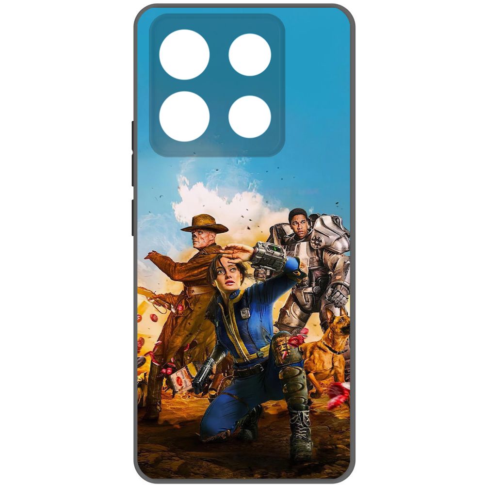 

Чехол-накладка Soft Case Фоллаут - Люси, Гуль и Аарон для Xiaomi Redmi Note 13 Pro 5G