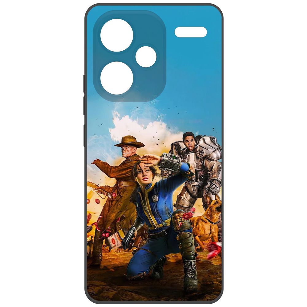 

Чехол-накладка Soft Case Фоллаут - Люси, Гуль и Аарон для Xiaomi Redmi Note 13 Pro+ 5G
