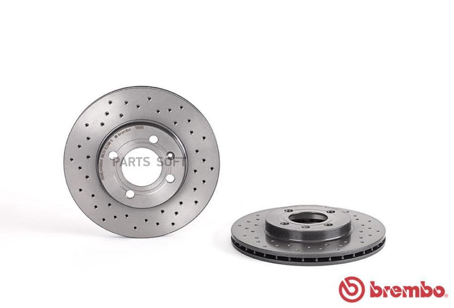 

BREMBO '0951661X Диск тормозной Xtra | перед | 1шт