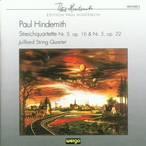 Hindemith, Paul - Streichquartette Nr. 3 and 5. Juilliard String Quartet