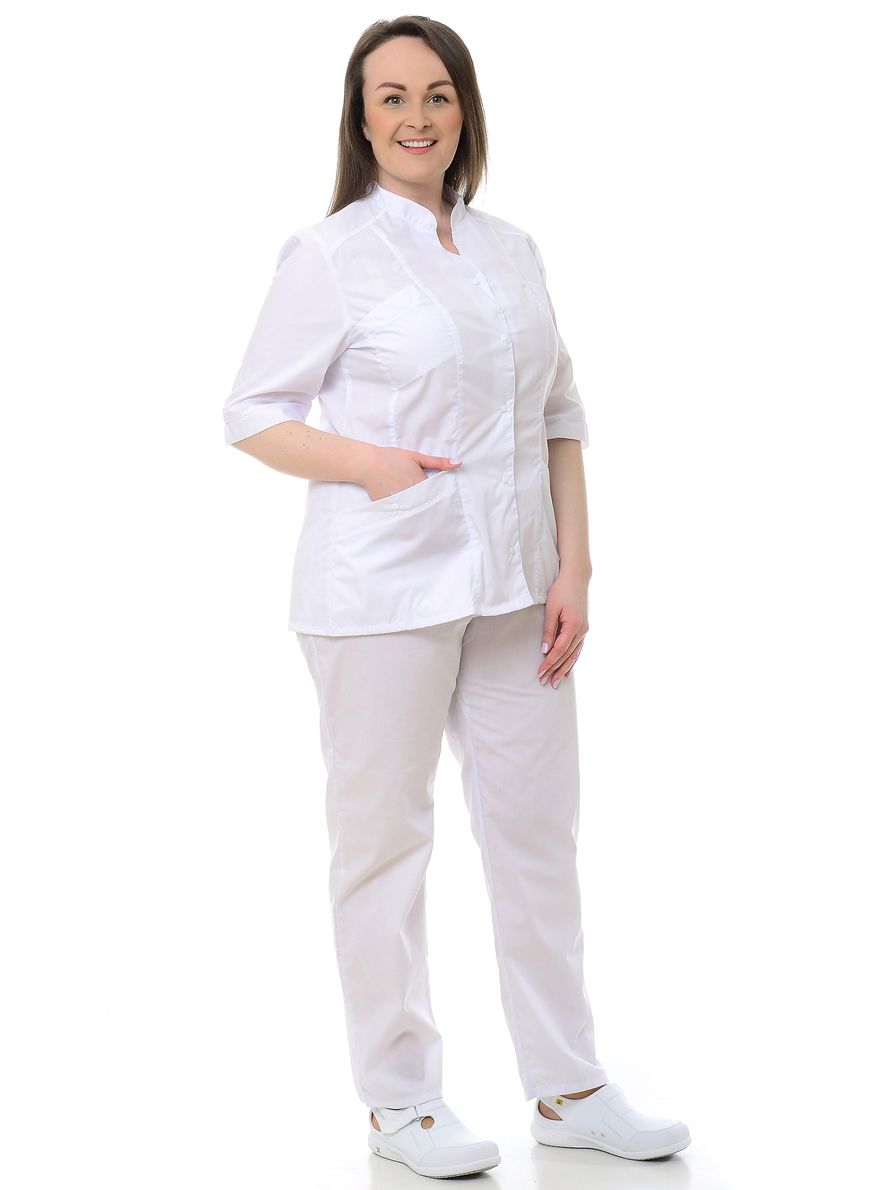 фото Костюм медицинский женский medicalwear эльза 111 белый 54 ru