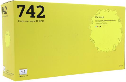 

Картридж для лазерного принтера T2 CE742A желтый, совместимый, CE742A