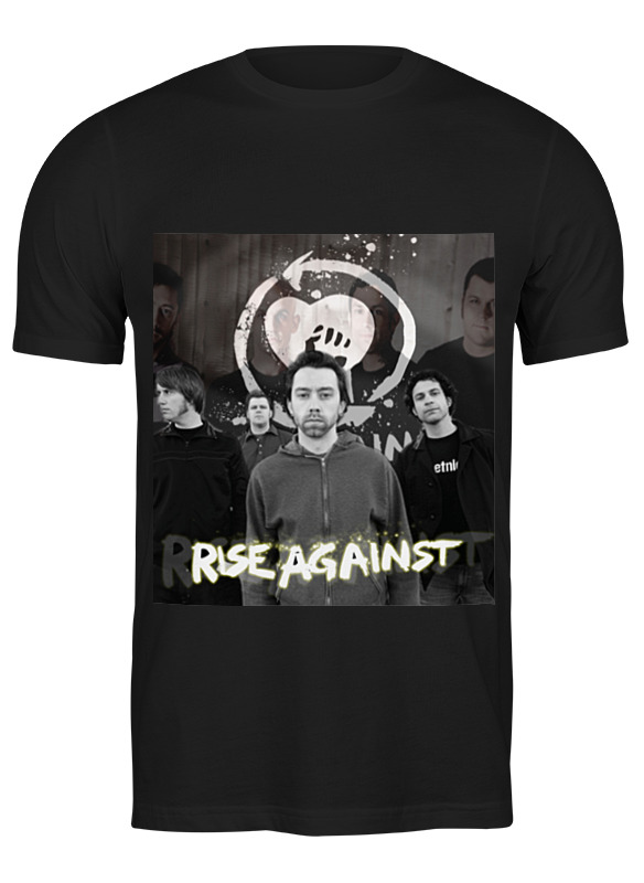 

Футболка мужская Printio Rise against - photo черная 2XL, Черный, Rise against - photo