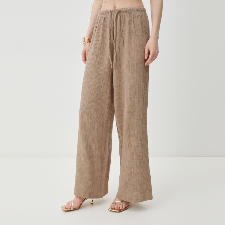 

Брюки женские Maison David BLN920 бежевые S, Бежевый, BLN920