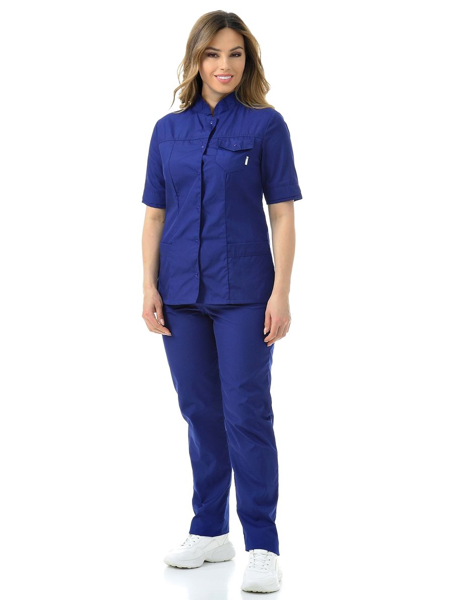 фото Костюм медицинский женский medicalwear марго 107 синий 44 ru