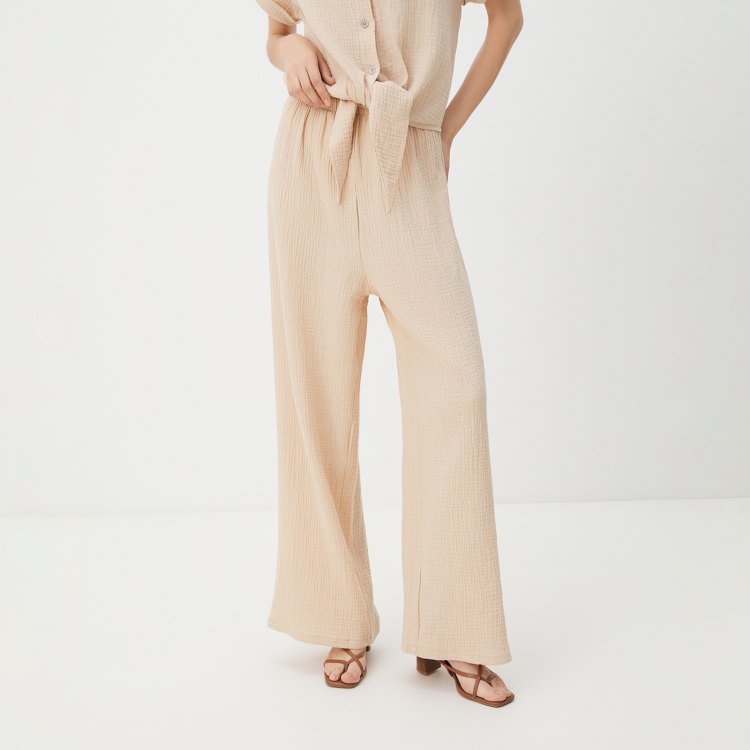 

Брюки женские Maison David BLN920 бежевые M, Бежевый, BLN920