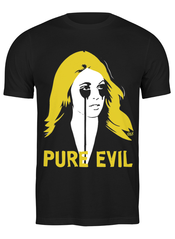 

Футболка мужская Printio Pure evil черная 2XL, Черный, Pure evil