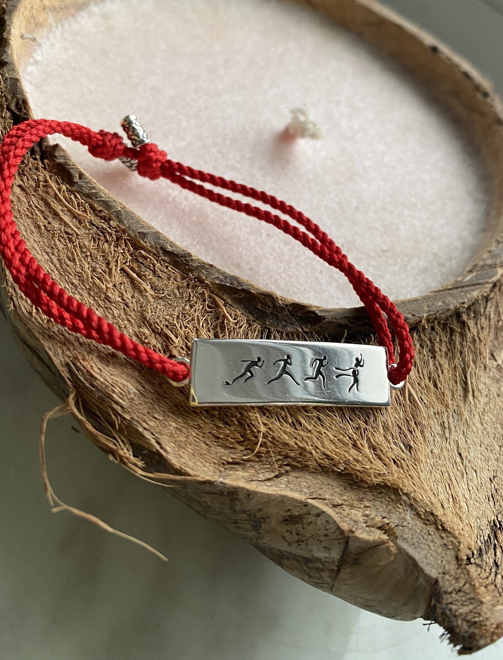 

Браслет из серебра и текстиля р., Mood&Spur MS Jewellery Бег1, Бег1