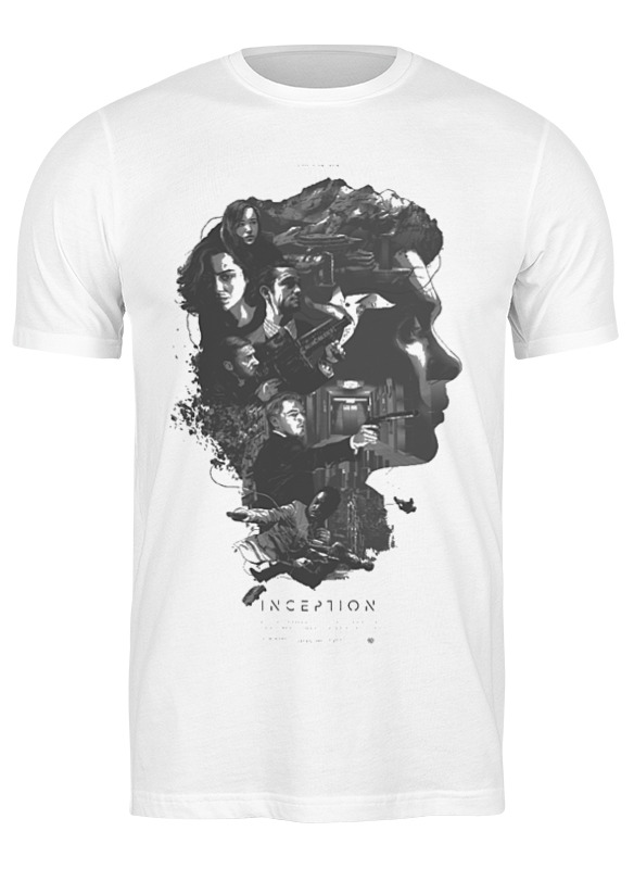 

Футболка мужская Printio Inception белая 2XL, Белый, Inception