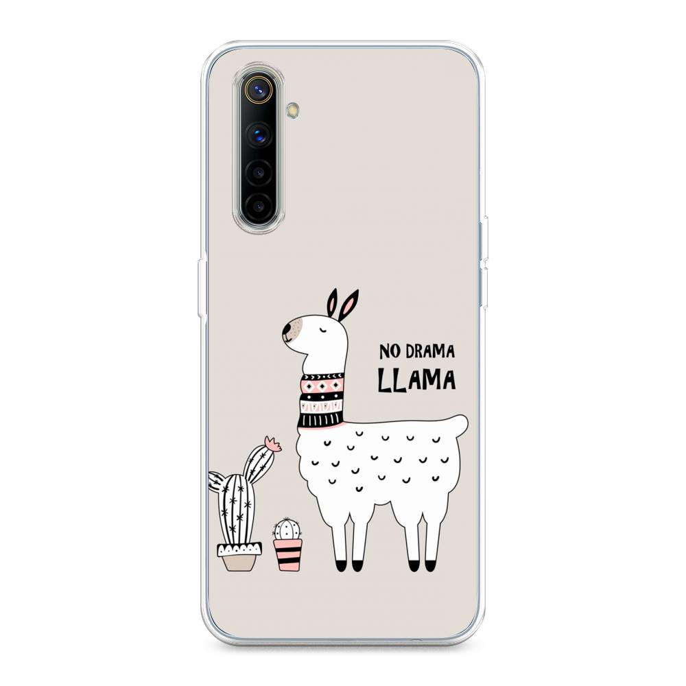 

Чехол Awog на Realme 6 "No drama LLama", Разноцветный, 252750-2