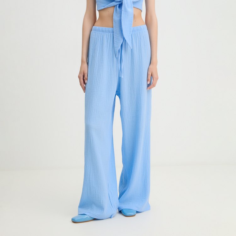 

Брюки женские Maison David BLN920 голубые XL, Голубой, BLN920