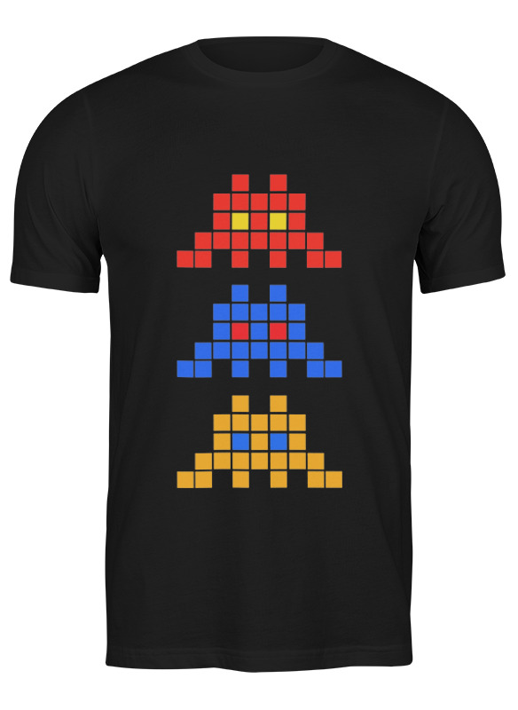 

Футболка мужская Printio Space invaders черная 2XL, Черный, Space invaders