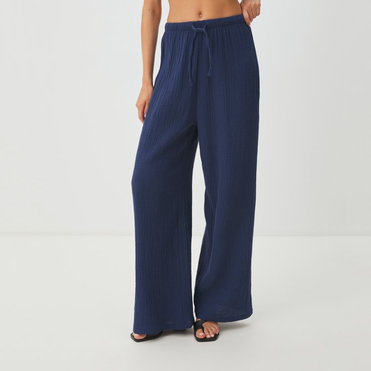

Брюки женские Maison David BLN920 синие S, Синий, BLN920