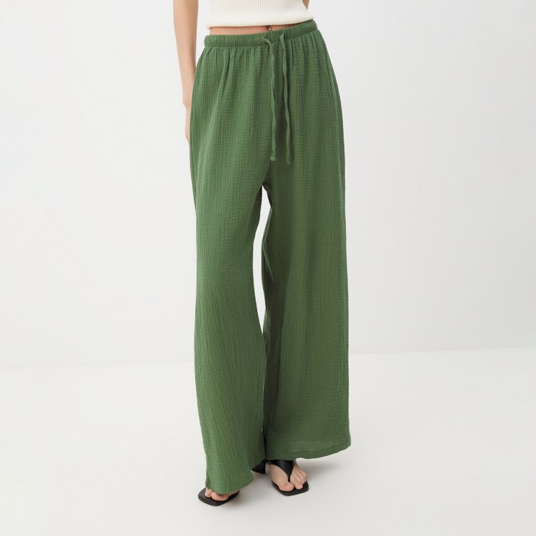 

Брюки женские Maison David BLN920 зеленые M, Зеленый, BLN920