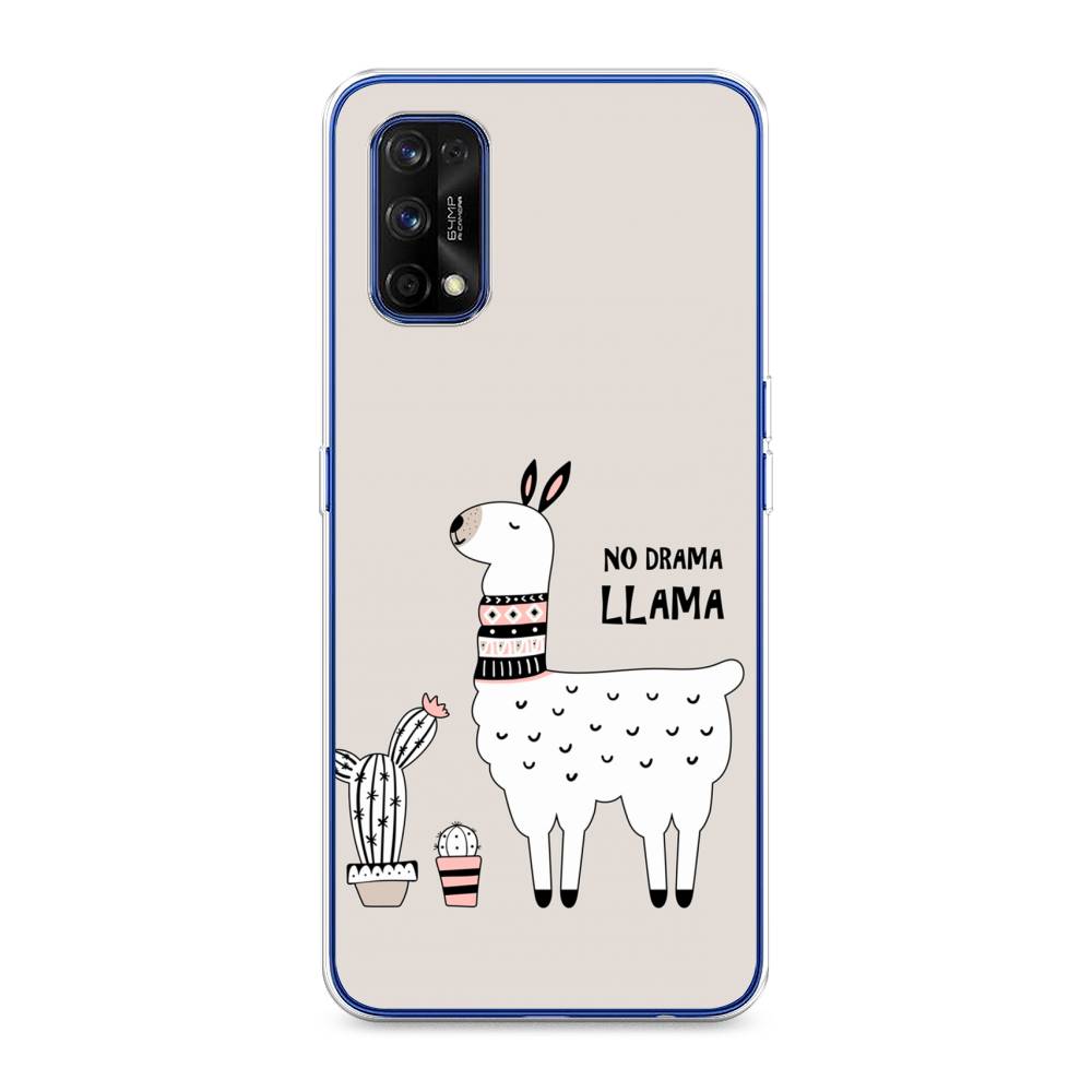 

Чехол Awog на Realme 7 Pro "No drama LLama", Разноцветный, 254050-2