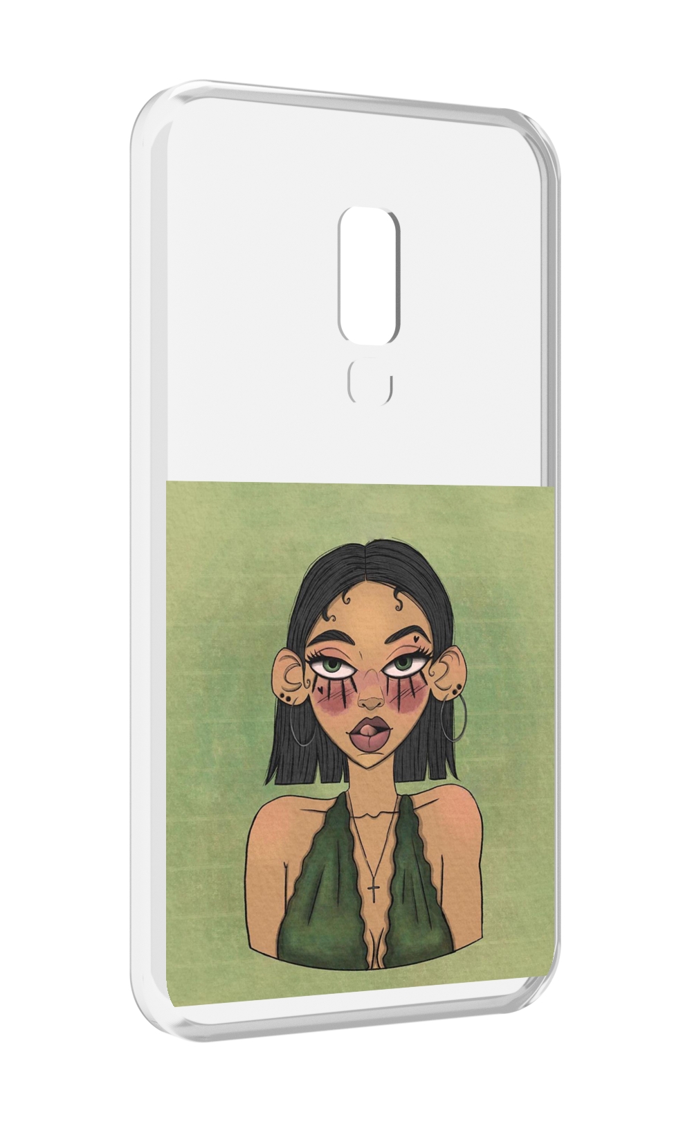 

Чехол MyPads девушка-с-каре-и-тату для Meizu 15, Прозрачный, Tocco