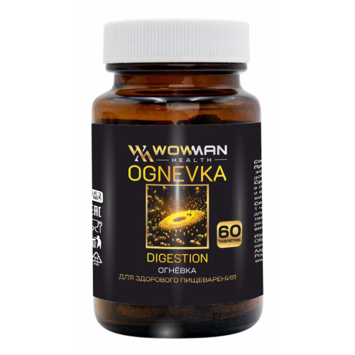 Огневка пчелиная WowMan Ognevka Digestion, 60 таблеток