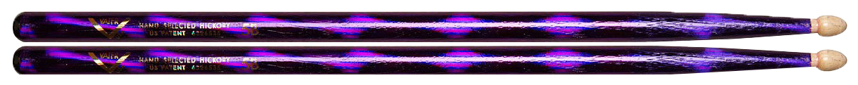 

Палочки для барабана VATER VCP5B Color Wrap Purple Optic 5B, VCP5B Color Wrap Purple Optic 5B