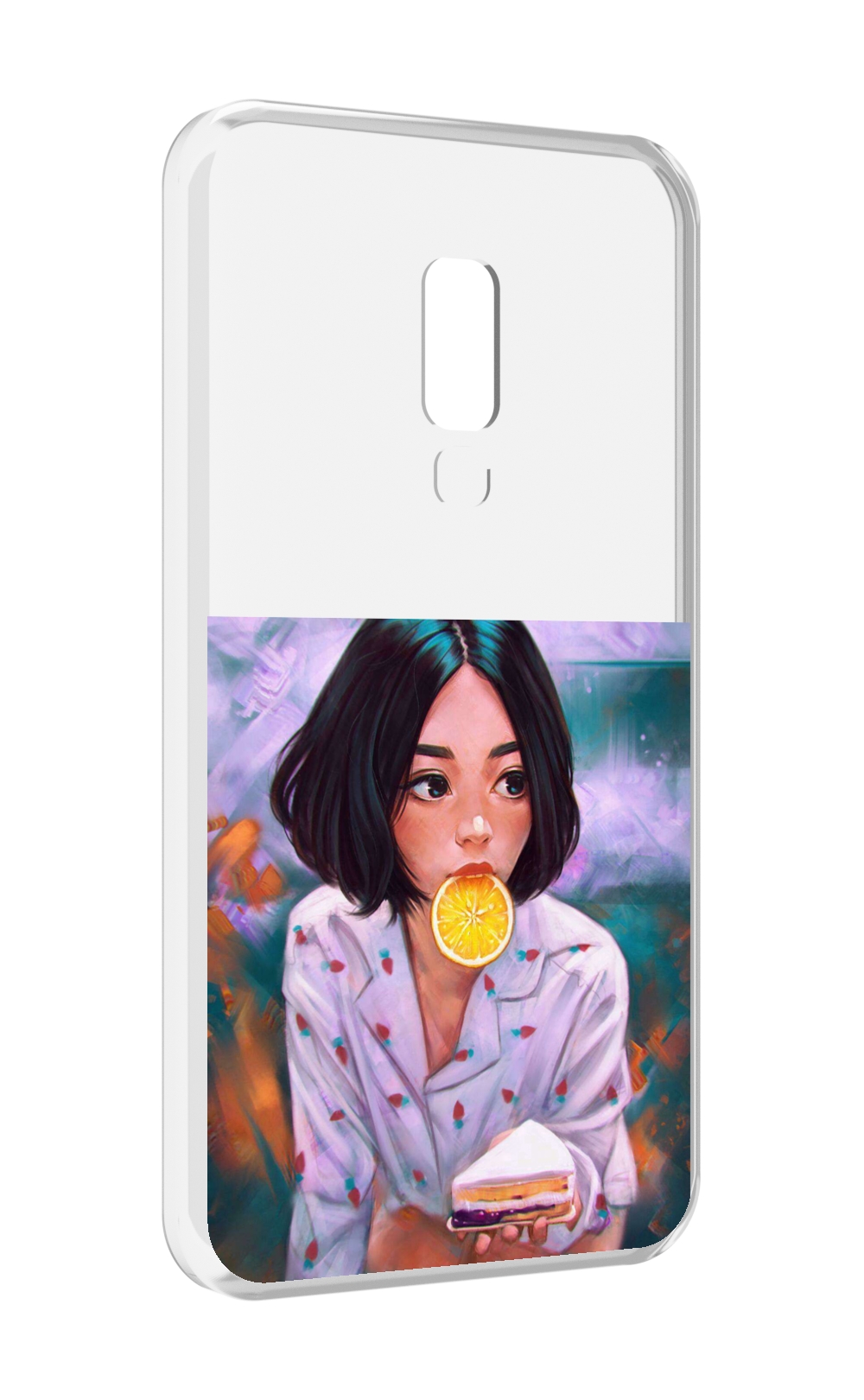 

Чехол MyPads девушка-с-чизкейком женский для Meizu 15, Прозрачный, Tocco