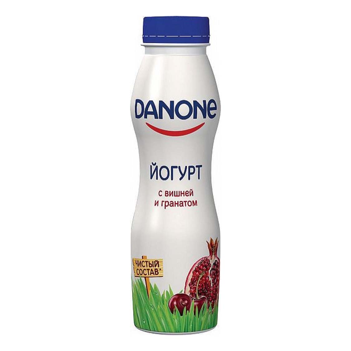 

Питьевой йогурт Danone вишня - гранат 2,1% 270 г