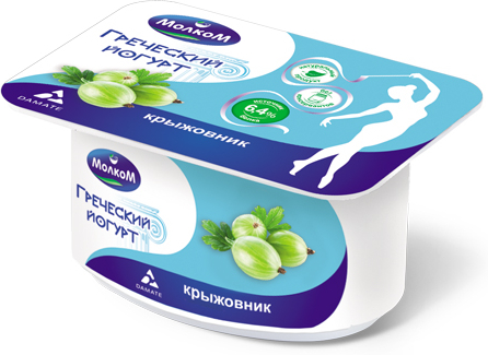 

Йогурт Молком Греческий крыжовник 3,4% 125 г бзмж