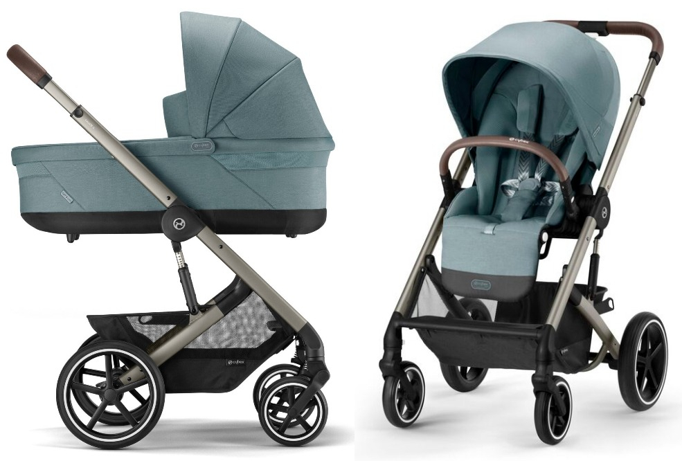 Коляска 2 в 1 Cybex Balios S Lux TPE new sky blue