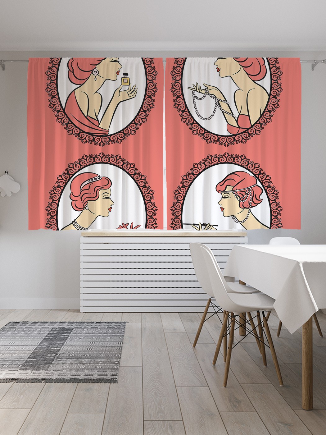 

Шторы JoyArty с фотопечатью "Девушка в зеркале" из сатена, 290х180 см, Девушка в зеркале