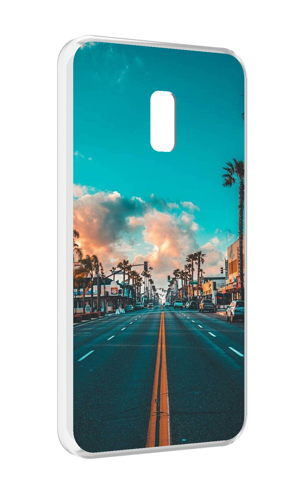 

Чехол MyPads дорога-в-лос-анджелес для Meizu 15, Прозрачный, Tocco