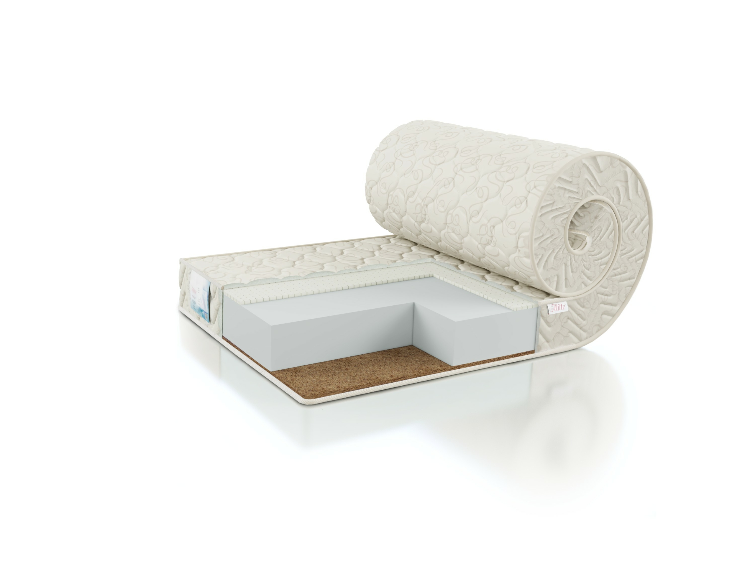 

Матрас анатомический беспружинный Alitte Mackintosh Roll SH-16-K 140х190х16, Белый, Mackintosh Roll SH-16-K