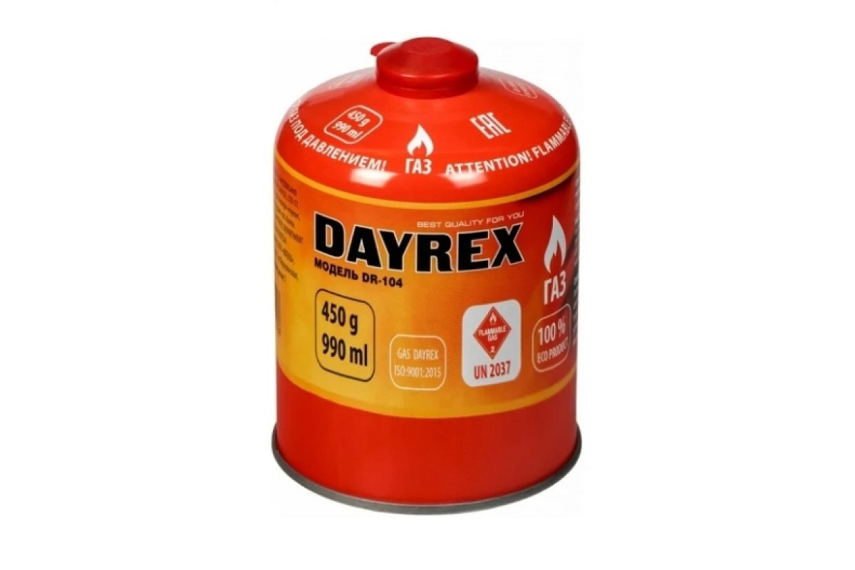 фото Газовый баллон dayrex dr-104 450 г