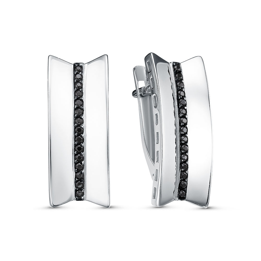 

Серьги из серебра ЯХОНТ Золотой 2730287, фианит, 2730287