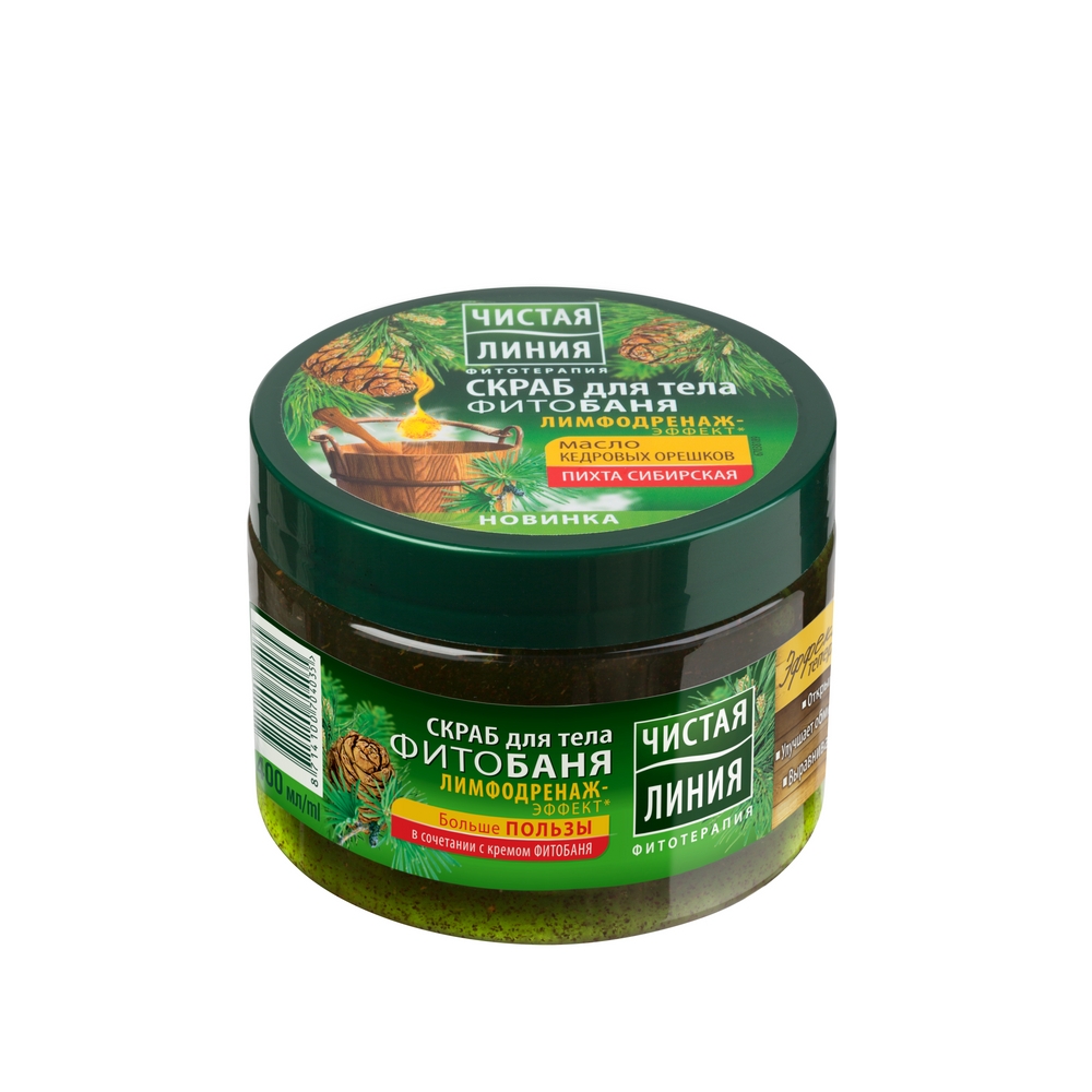 

Скраб для тела Чистая Линия ФИТОбаня 400 мл, фитобаня 400 мл