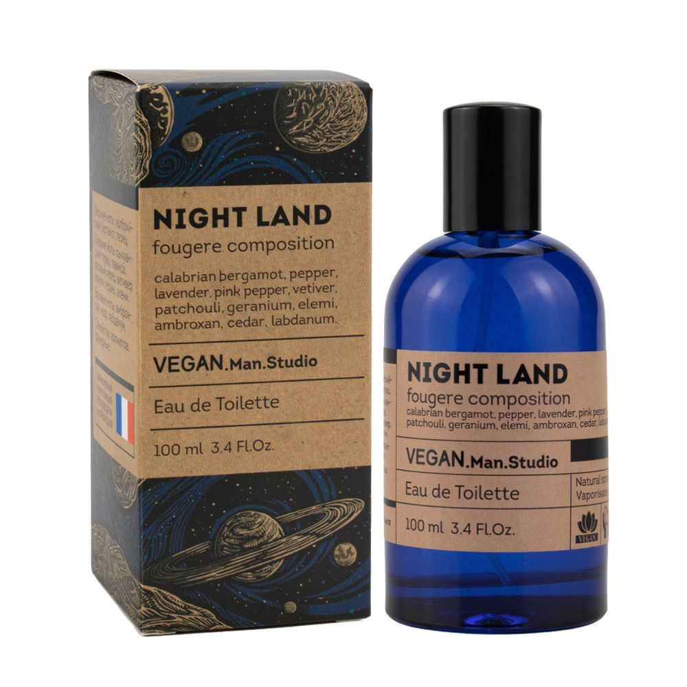 

Туалетная вода мужская Delta parfum Vegan Man Studio Night Land, 100мл
