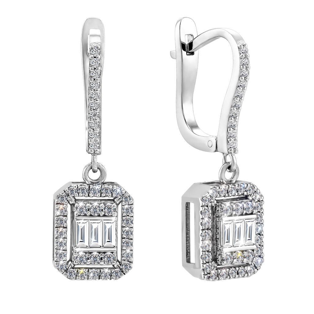 

Серьги из золота MOSTAR JEWELLERY MP00110-KP, бриллиант, MP00110-KP