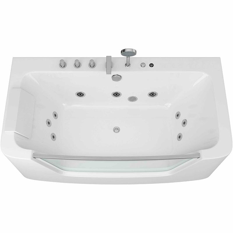 

Акриловая ванна Grossman 150х85 GR-15085-1 с гидромассажем, Белый