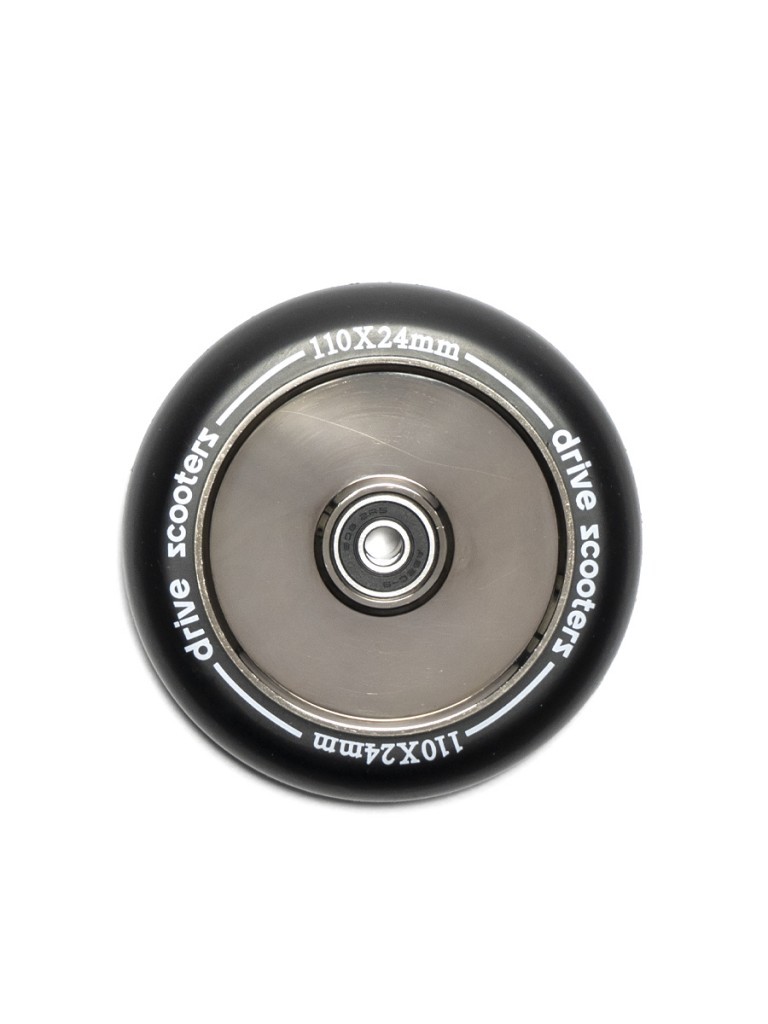 фото Колесо drive scooters soul 110mm black/black chrome