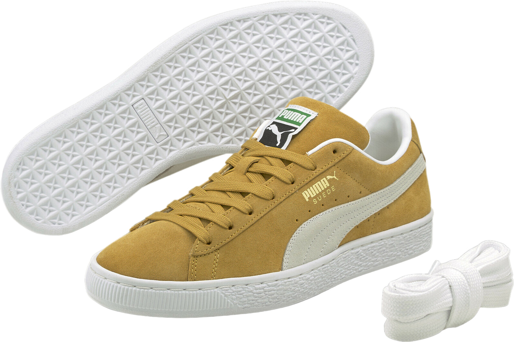 Кеды мужские PUMA Suede Classic XXI желтые 9 UK